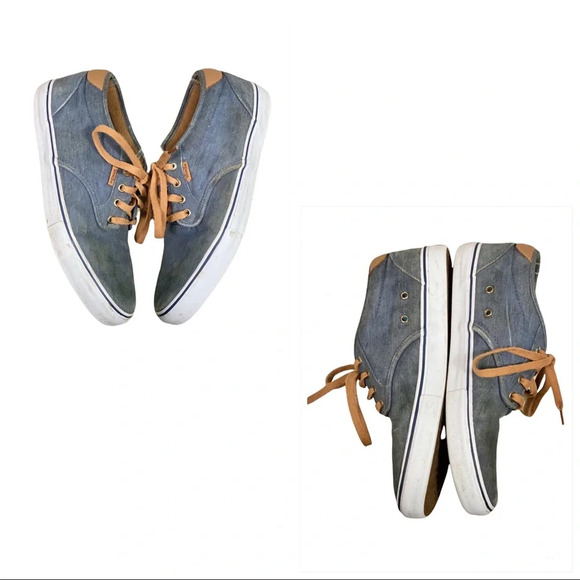 Vans Chambray Chima Ferguson Washed Out Low Top Sneakers - Picture 5 of 16